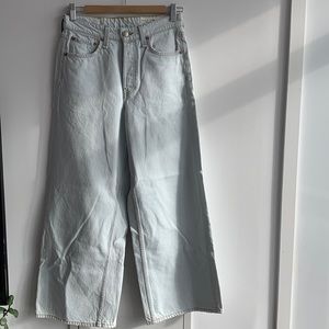 Rag and Bone Maya High Rise Wide Leg Ankle Jeans